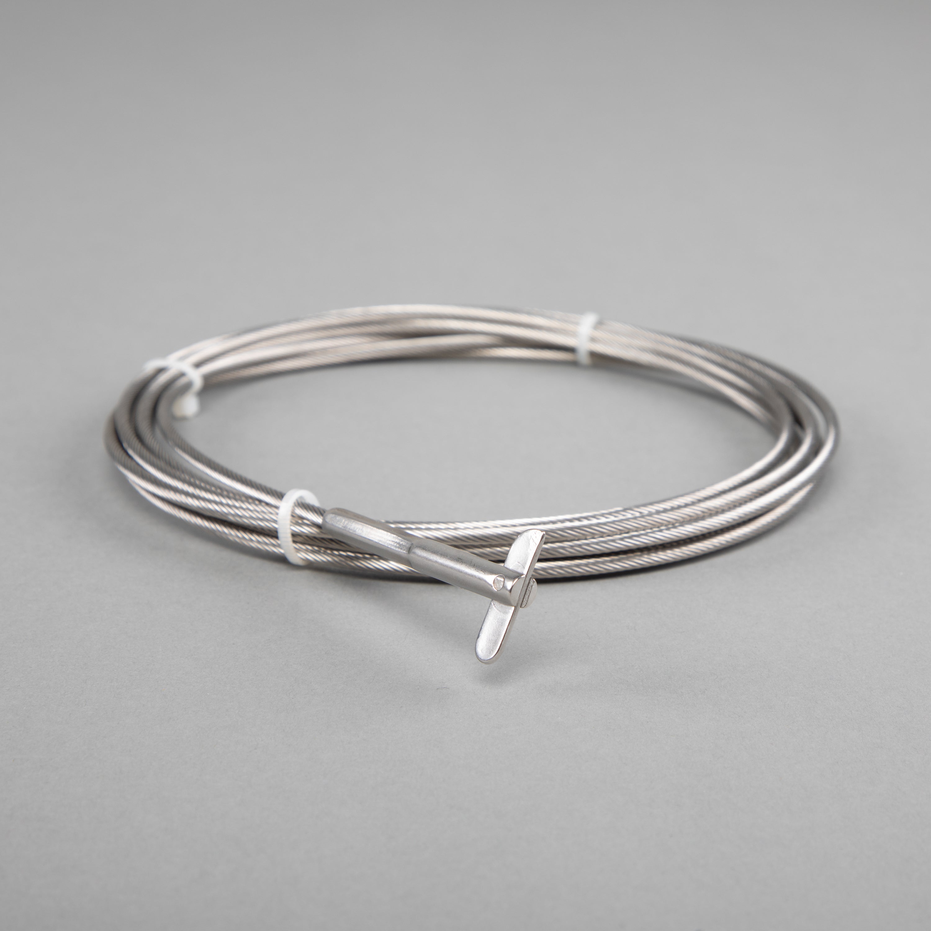 Ridgeview Railing 20 Foot Stainless Steel 1/8" Marine Grade (T316) Cable with Drop Pin 1X19 (Set of 5)