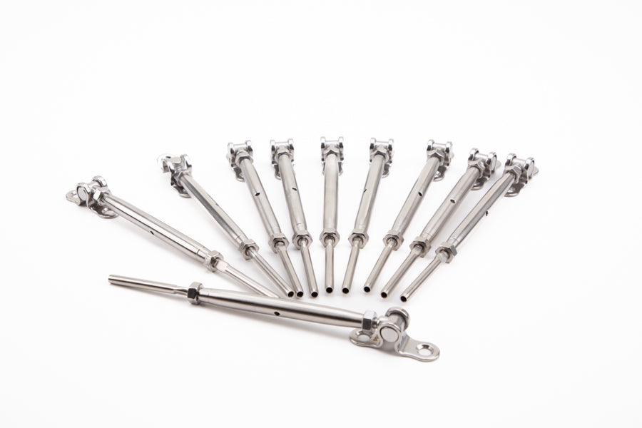 Ridgeview Railing Turn Buckle Deck Toggle Hand Swage (Set of 10)