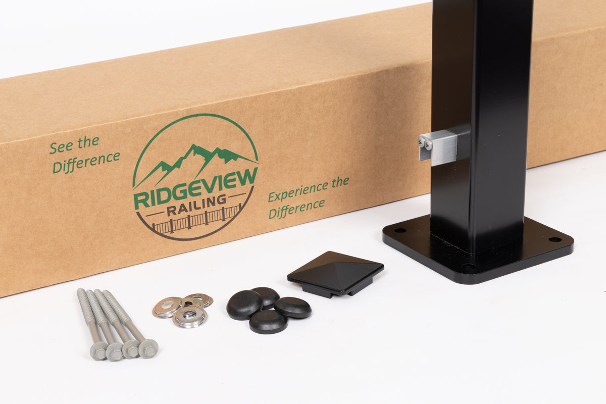 Ridgeview 36" Rail End Post