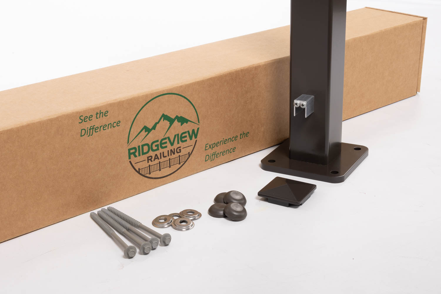 Ridgeview 42" Rail End Post
